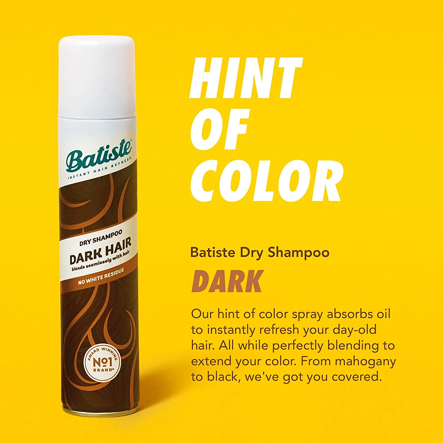 Get a Root Touch-up with Batiste Hint of Color Dry Shampoo