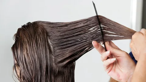 طريقة استخدام كريم تصفيف الشعر